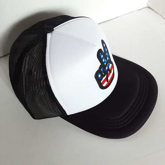 ORDINARY CROWNS POP CULTURE FOAM TRUCKER PEACE SIGN LOGO NEW - Picture 3 of 5